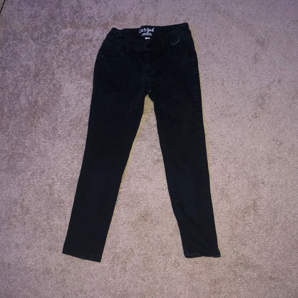 Cat & jack black jeans size: kids 7